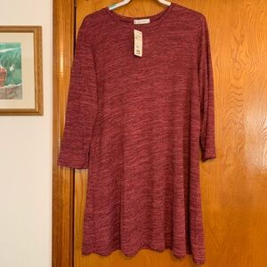 Jon & Anna Maroon Tunic Top